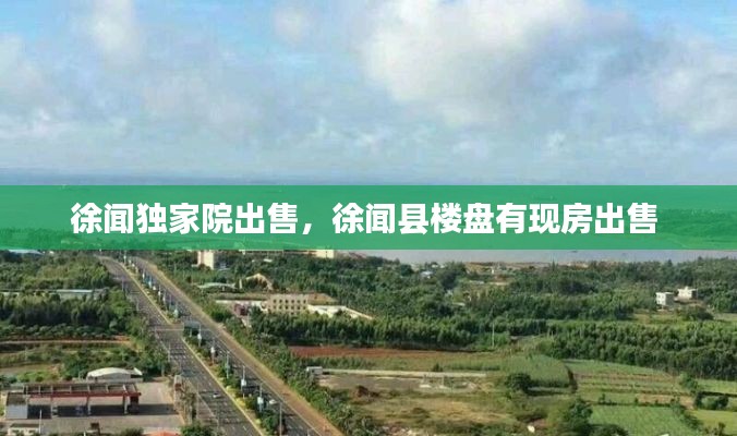 徐闻独家院出售，徐闻县楼盘有现房出售 